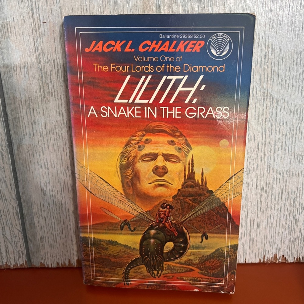 Lilith A Snake in the Grass Jack L Chalker 1st Ed 1981 Sci-Fi Paperback Book